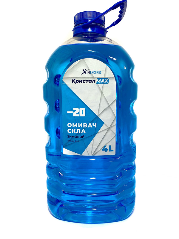 Рідина для склоомивоча КРИСТАЛMAX, диня, зима, -20 °С, 4л